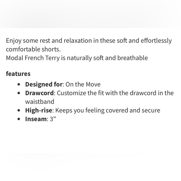 Lululemon Inner Glow 3” Shorts *Modal Heathered Core Light Grey 🩶 Women’s size 6 - Picture 6 of 16